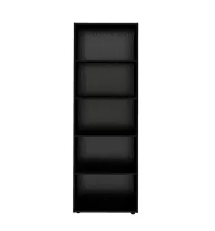 Estantería Librero Bertolini Multy con 4 entrepaños color Negro