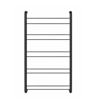 Zapatera mueble minimalista Bertolini 1277 con 5 repisas color Negro