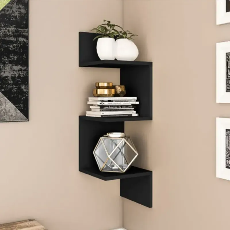 Repisa Moderna Bertolini AM 3079 color Negro