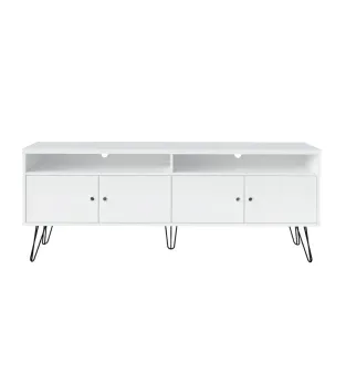 Mueble Mesa para TV Bertolini Oregon hasta 65" color Blanco