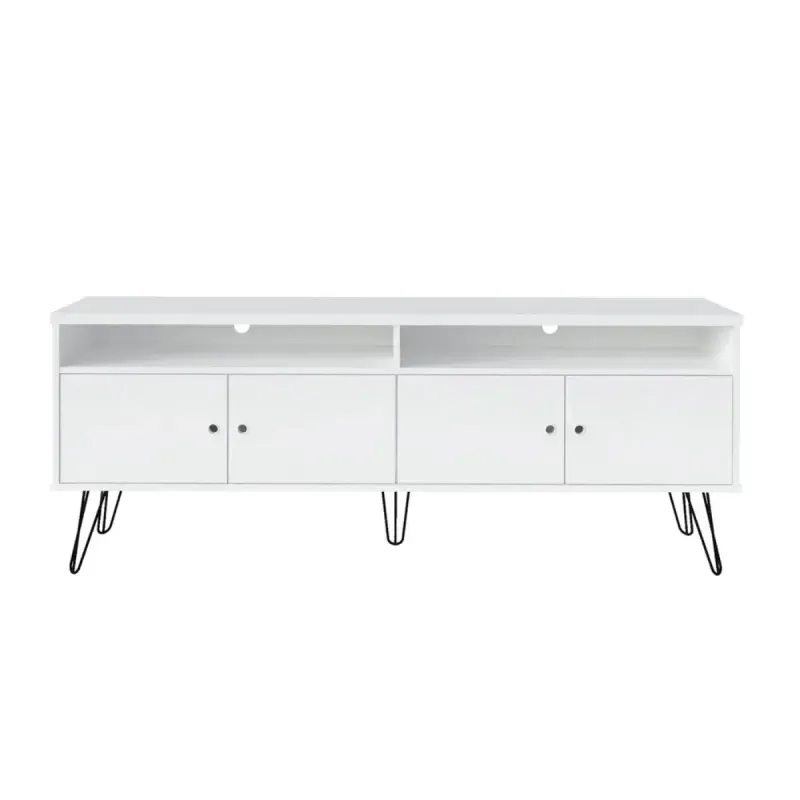 Mueble Mesa para TV Bertolini Oregón hasta 65 Pulgadas Blanco