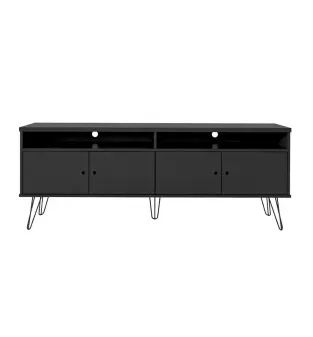 Mueble Mesa para TV Bertolini Oregon hasta 65" color Negro