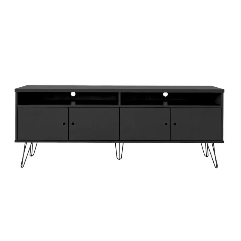 Mueble Mesa para TV Bertolini Oregón hasta 65 Pulgadas Negro
