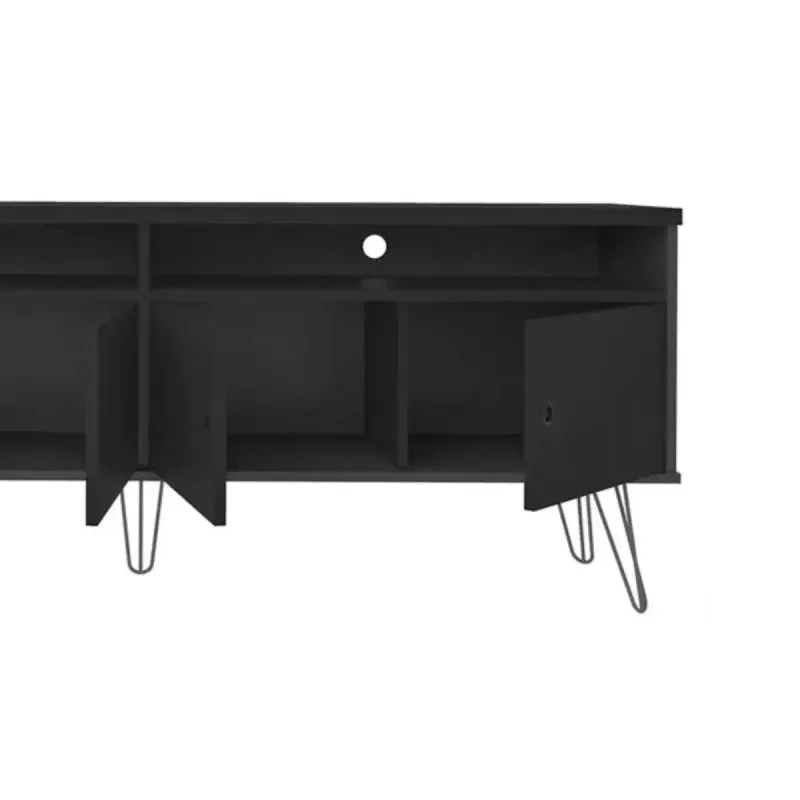 Mueble para TV Bertolini Oregón hasta 65 Pulgadas 4 Puertas Negro