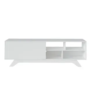 Mueble Mesa para TV Bertolini Niagara hasta 65 Pulgadas color Blanco