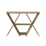 Aparador Buffetera Bertolini Estrella Credenza Moderna con 3 estantes Roble