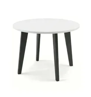 Mesa de Centro Moderna Bertolini RT 3082 Para Sala color Blanco