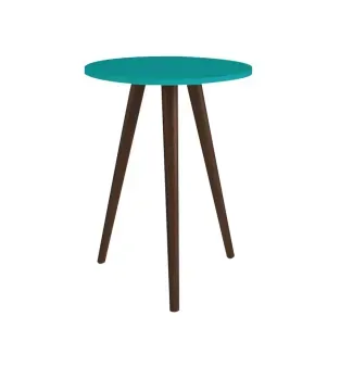 Mesa Lateral De Noche Auxiliar Bertolini RT 3099 color Turquesa