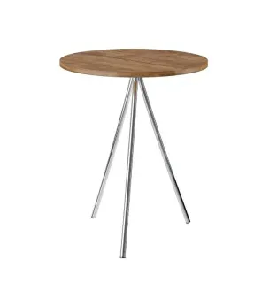 Mesa Lateral, De Noche Auxiliar, Bertolini 509 color Native Cromado