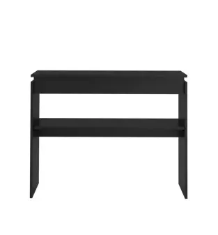 Aparador Credenza Bertolini Creta Bufetera Moderna de comedor color Negro