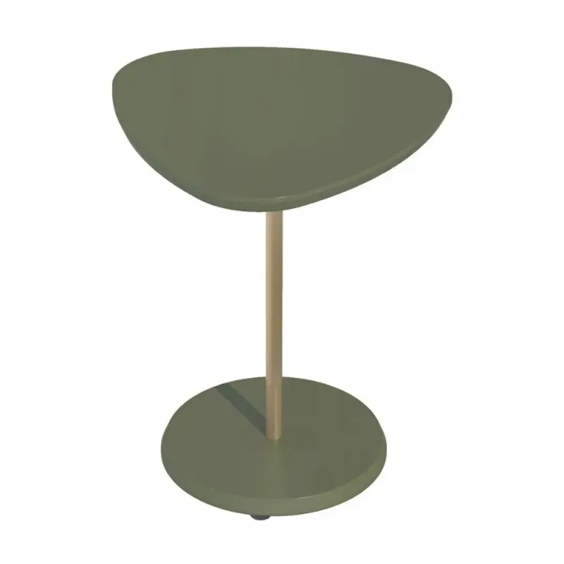 Mesa Auxiliar Bertolini Bel Alta para Sala Moderna color Menta