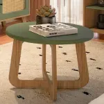 Mueble Mesa de Centro Bertolini Jasmin Para Sala color Verde Roble