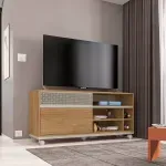 Mesa para TV Bertolini Slide hasta 50 Pulgadas color Buriti Off White