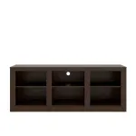 Mueble Mesa para TV Moderna Bertolini 1393 hasta 50 Pulgadas color Chocolate
