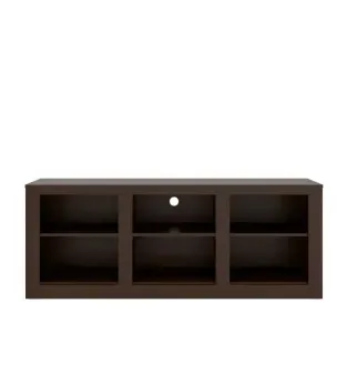 Mueble Mesa para TV Bertolini 1393 hasta 50" color Chocolate