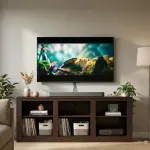 Mueble Mesa para TV Bertolini 1393 hasta 50 Pulgadas color Chocolate