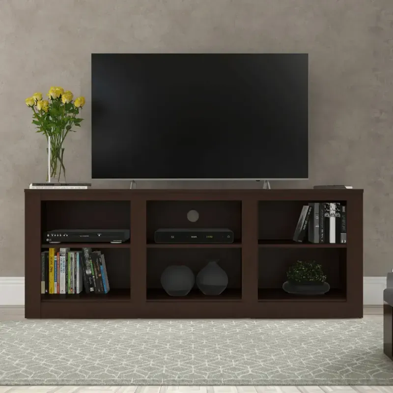 Mueble para TV Moderna Bertolini 1393 hasta 50 Pulgadas color Chocolate