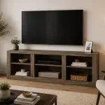 Mueble Mesa para TV Bertolini 1393 hasta 50 Pulgadas color Legno