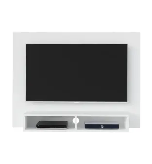 Panel para TV Bertolini Flash 2 Nichos color Blanco hasta 50"