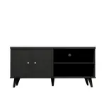 Mueble Mesa para TV Bertolini R 631 Hasta 50 Pulgadas con 2 puertas 2 nichos color Imbuia