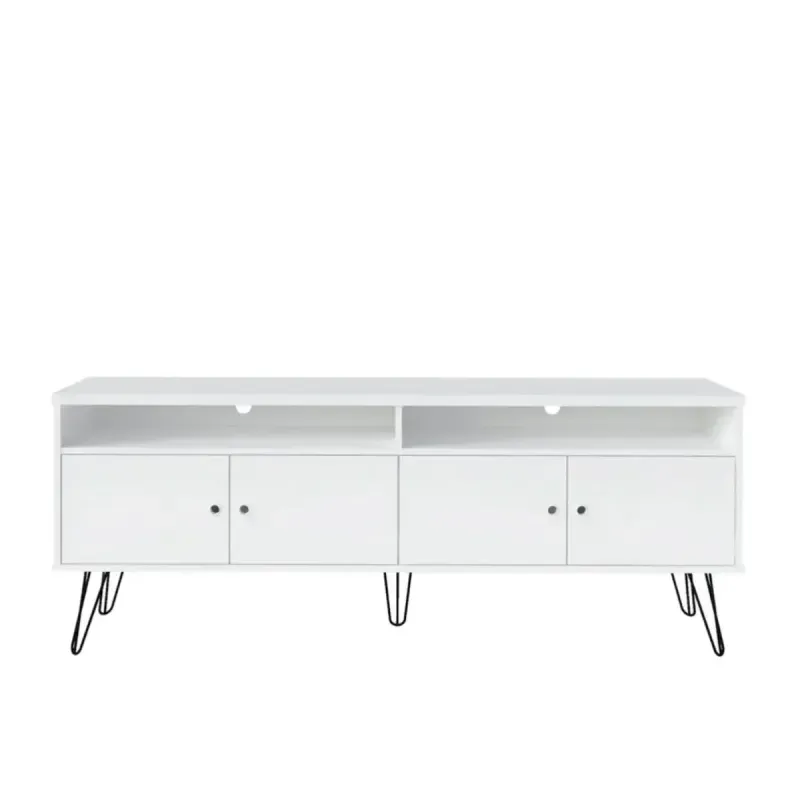 Mueble Mesa para TV Bertolini Oregón hasta 65 Pulgadas Blanco