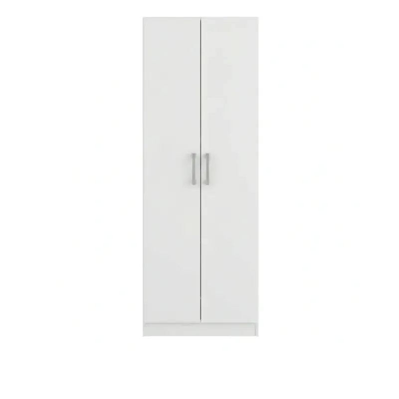 Ropero closet armable Bertolini 626 dos puertas abatibles color blanco