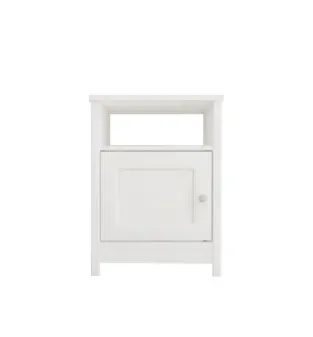 Buró mueble Bertolini DM 120 con 1 estante y 1 puerta color Blanco