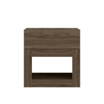 Buró Minimalista de Madera MDP Bertolini 567 con 1 Cajón y 1 nicho Legno