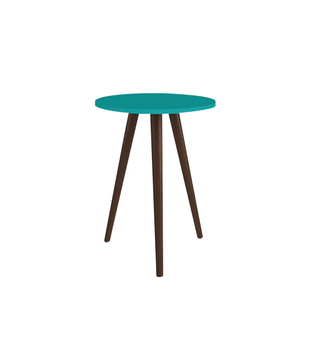 Mesa Lateral De Noche Auxiliar Bertolini RT 3099 color Turquesa