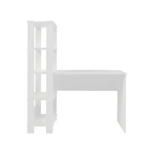 Escritorio para Computadora Bertolini Match 4 Estantes color Blanco