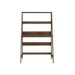 Escritorio para Computadora Armable Bertolini E 960 Mesa para PC en forma de A de Moderna con Estantes de Madera MDP color Imbuia
