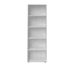 Estantería Librero Armable Moderno Bertolini Multy Librería Organizador con 4 entrepaños color Blanco