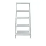 Estantería Librero Minimalista Armable Bertolini E 959 Mueble para Libros Moderno con 4 nichos color Blanco