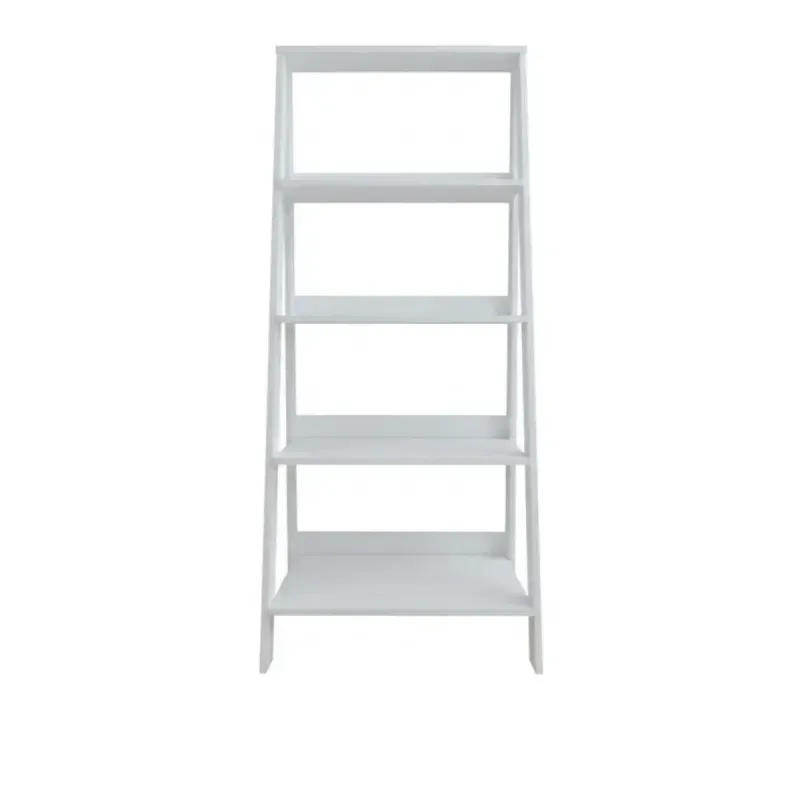 Estantería Librero Minimalista Armable Bertolini E 959 Mueble para Libros Moderno con 4 nichos color Blanco