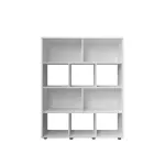 Estantería Librero Bertolini Book con 10 Nichos color Blanco