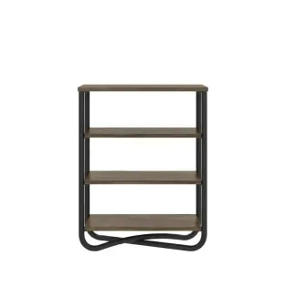 Librero Estantería Bertolini 1274 con 4 Estantes color Legno Negro