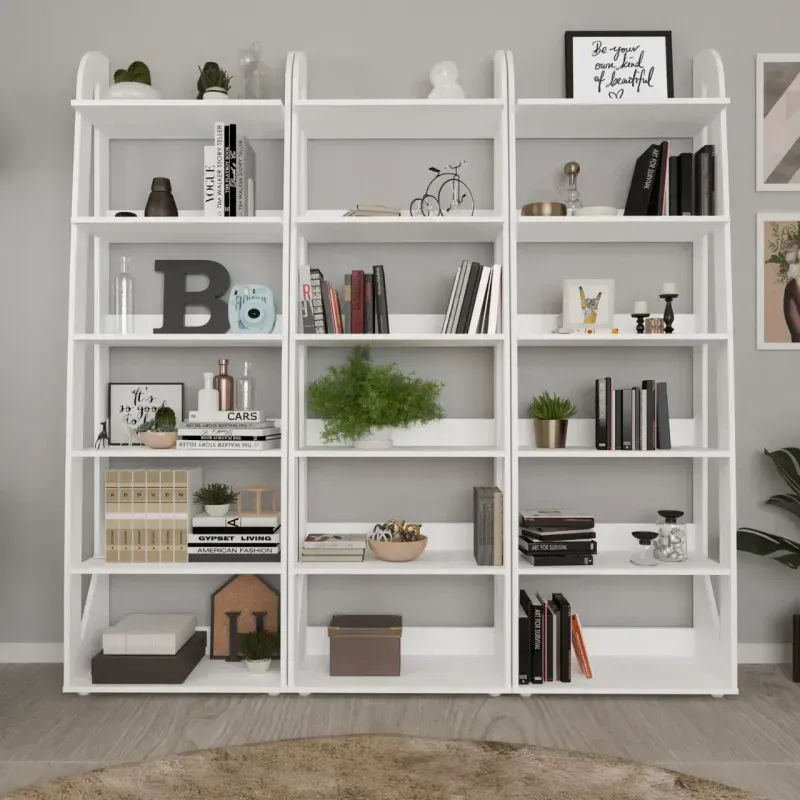 Estantería Bertolini Floripa para Oficina con 6 Nichos color Blanco