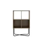 Estantería Librero Bertolini 1279 para Oficina color Legno Negro