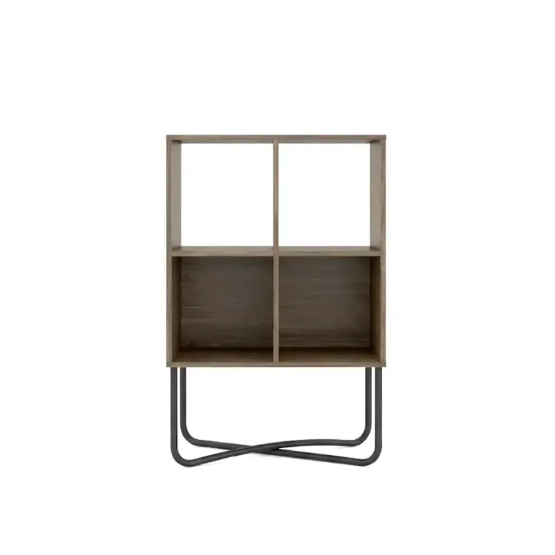 Estantería Librero Bertolini 1279 para Oficina color Legno Negro