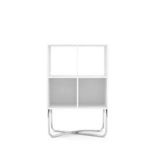 ESTANTERÍA BERTOLINI 1279 BLANCO CROMADO