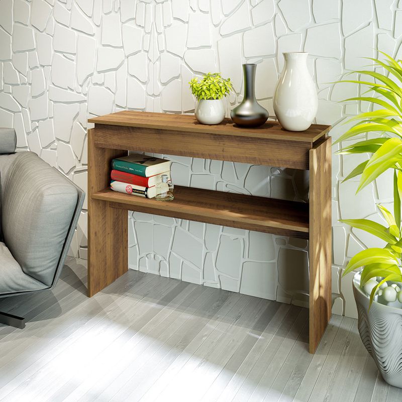 Par de Credenzas Bertolini Creta Modernas color Pino