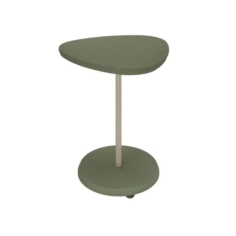 Mesa Auxiliar Bertolini Bel Alta para Sala Moderna color Menta