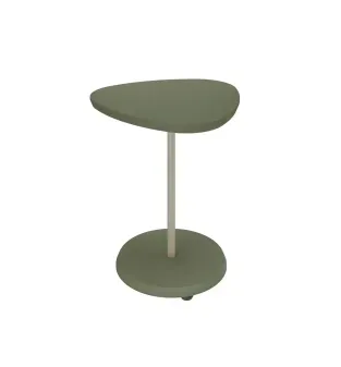 Mesa Auxiliar Bertolini Bel Mesa Lateral para Sala Moderna Minimalista color Menta