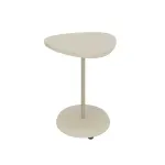 Mesa Auxiliar Bertolini Bel para Sala Moderna color Off White