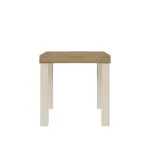 Mesa Auxiliar Lateral Bertolini UP para Sala color Roble Off White