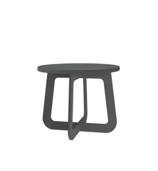 Mueble Mesa de Centro Bertolini Jasmin Para Sala color Gafito