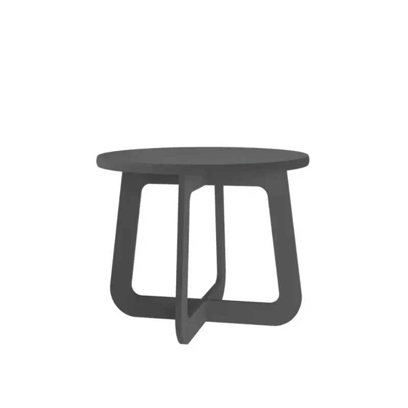 Mueble Mesa de Centro Bertolini Jasmin Mesita Auxiliar Para Sala color Gafito