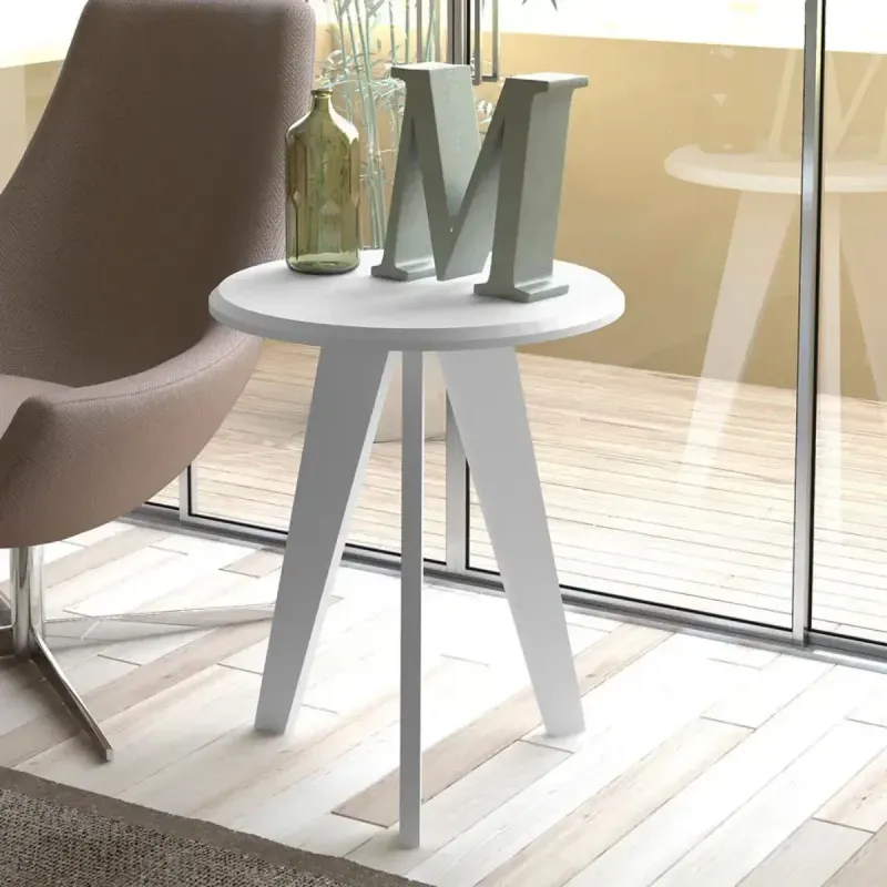 Mesa Lateral Auxiliar, Bertolini Ellis Blanco