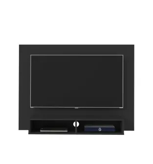 Panel para TV Bertolini Flash 2 Nichos color Negro hasta 42"