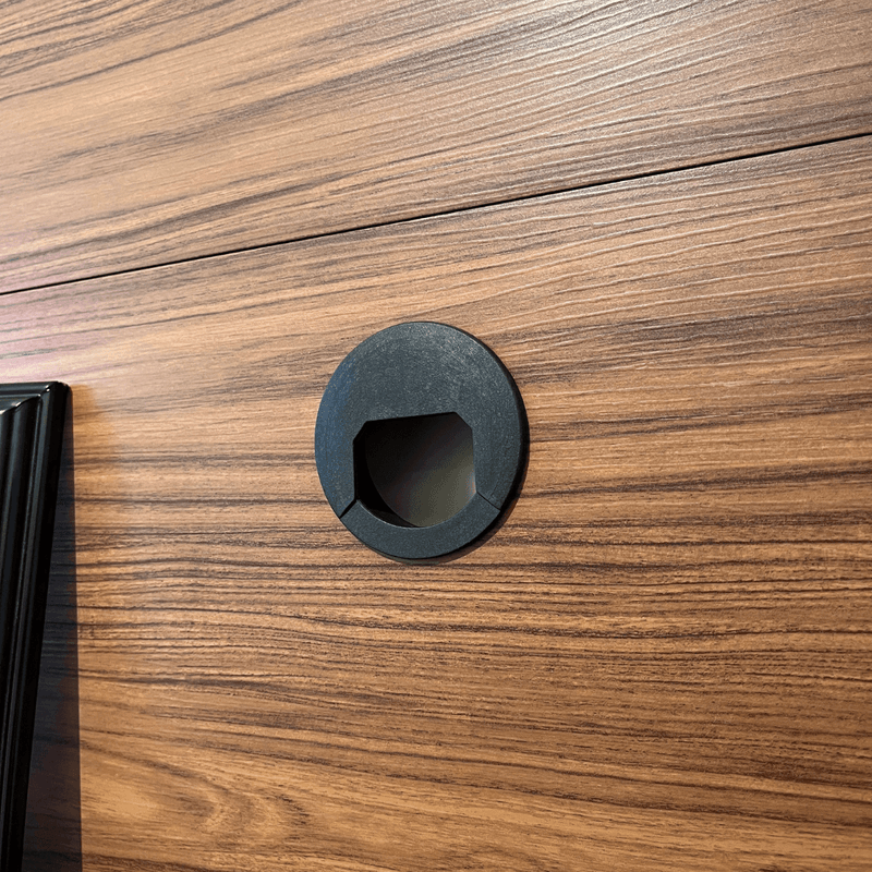 Detalle del Mueble Panel para TV Hasta 40 Pulgadas Bertolini Cine con 1 Estante color Cedro